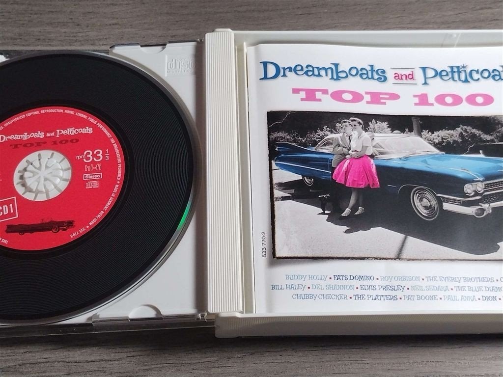 Dreamboats And Petticoats TOP 100 [4 CD], Cd's en Dvd's, Ophalen of Verzenden, Zo goed als nieuw, Pop