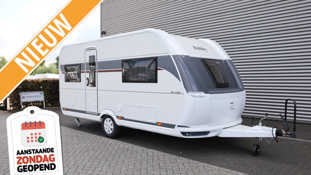 Hobby De Luxe 460 UFE NIEUW 2027 NIEUW, Caravans en Kamperen, Rondzit, Hobby, Serviceluik, Bedrijf