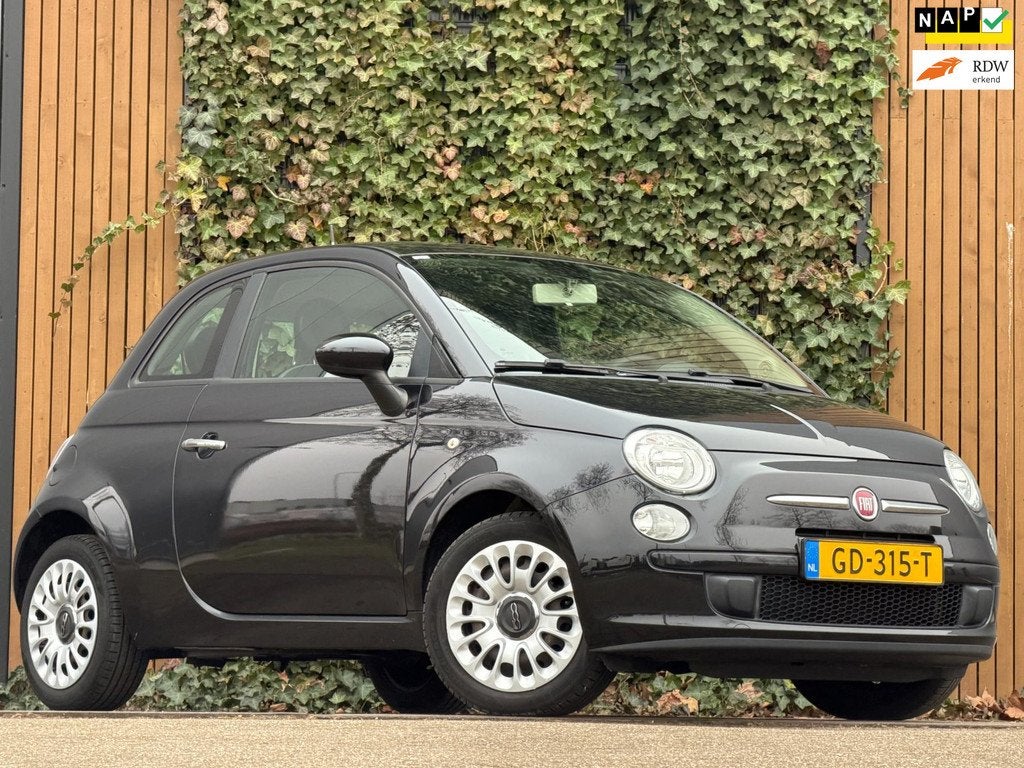 Fiat 500 1.0 TwinAir Pop|NAP|AIRCO|78.000KM, Voorwielaandrijving, Stof, Gebruikt, 840 kg