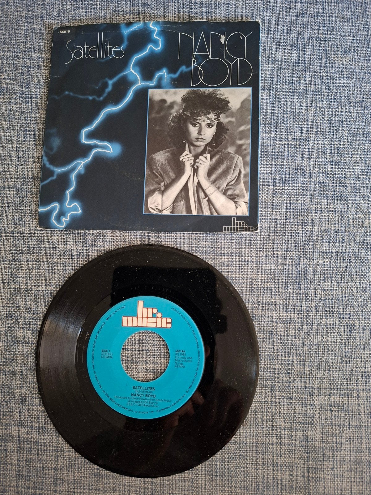single vinyl Nancy Boyd - Satellites (1985), Fotohoes, Ophalen of Verzenden, Gebruikt, Pop