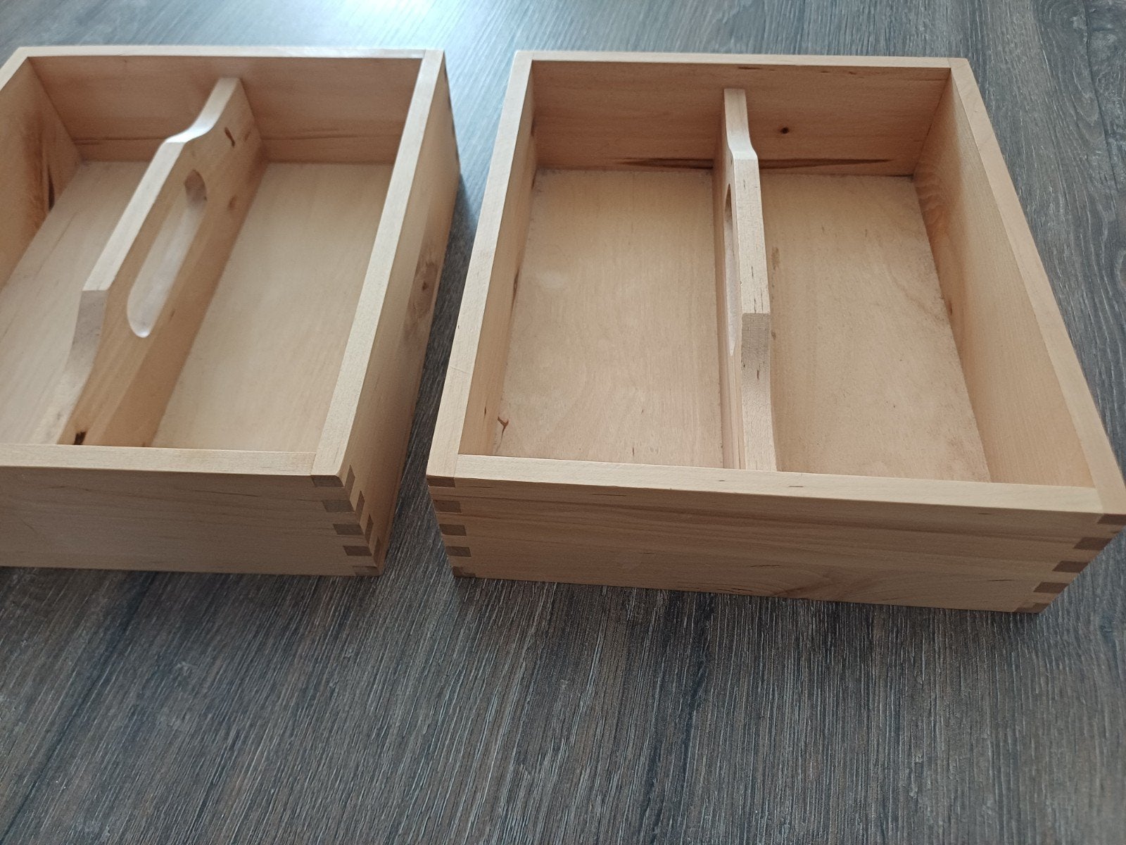 2 Pennen/hobbyspullen bakjes van hout (ikea), Ophalen of Verzenden