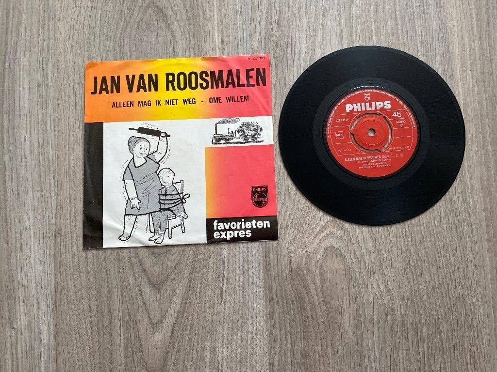 Jan van Roosmalen Alleen mag ik niet weg, Gebruikt, Verzenden, 7 inch, Levenslied of Smartlap