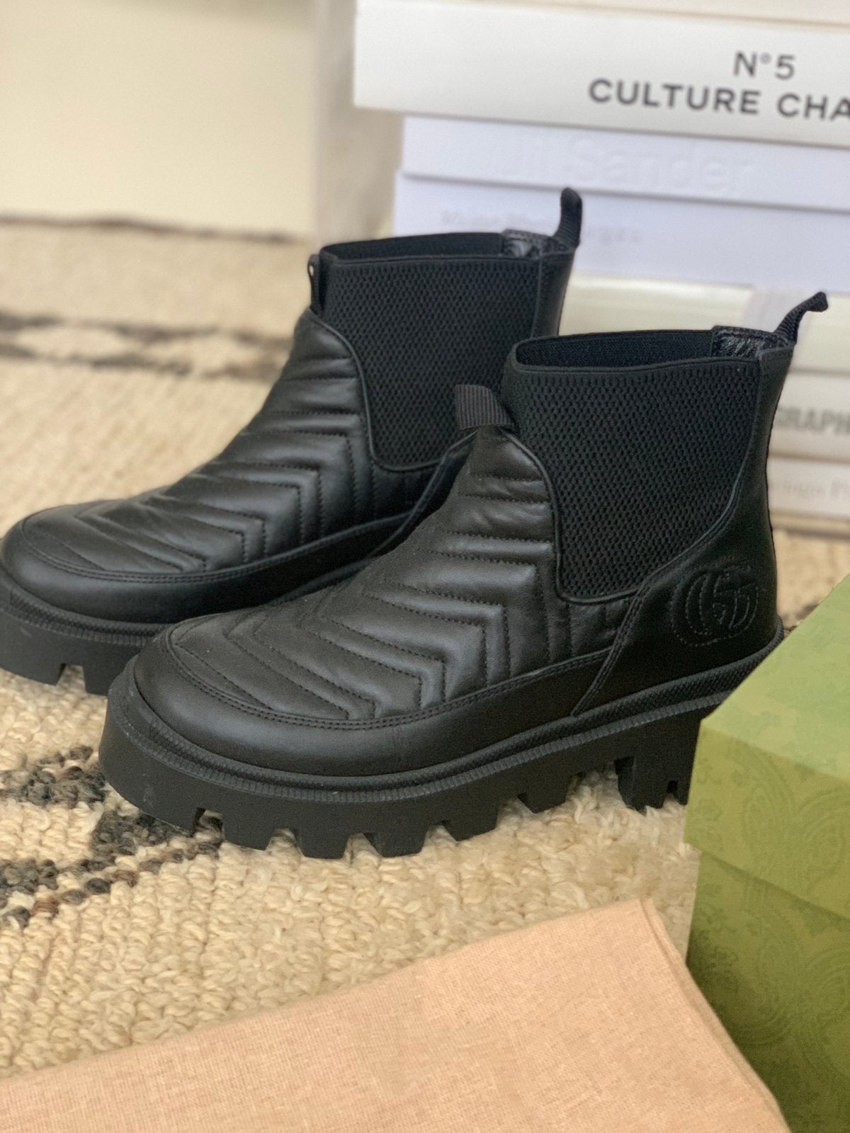 Gucci Laarzen /zwart 36 .., Ophalen, Zo goed als nieuw, Zwart, Hoge laarzen