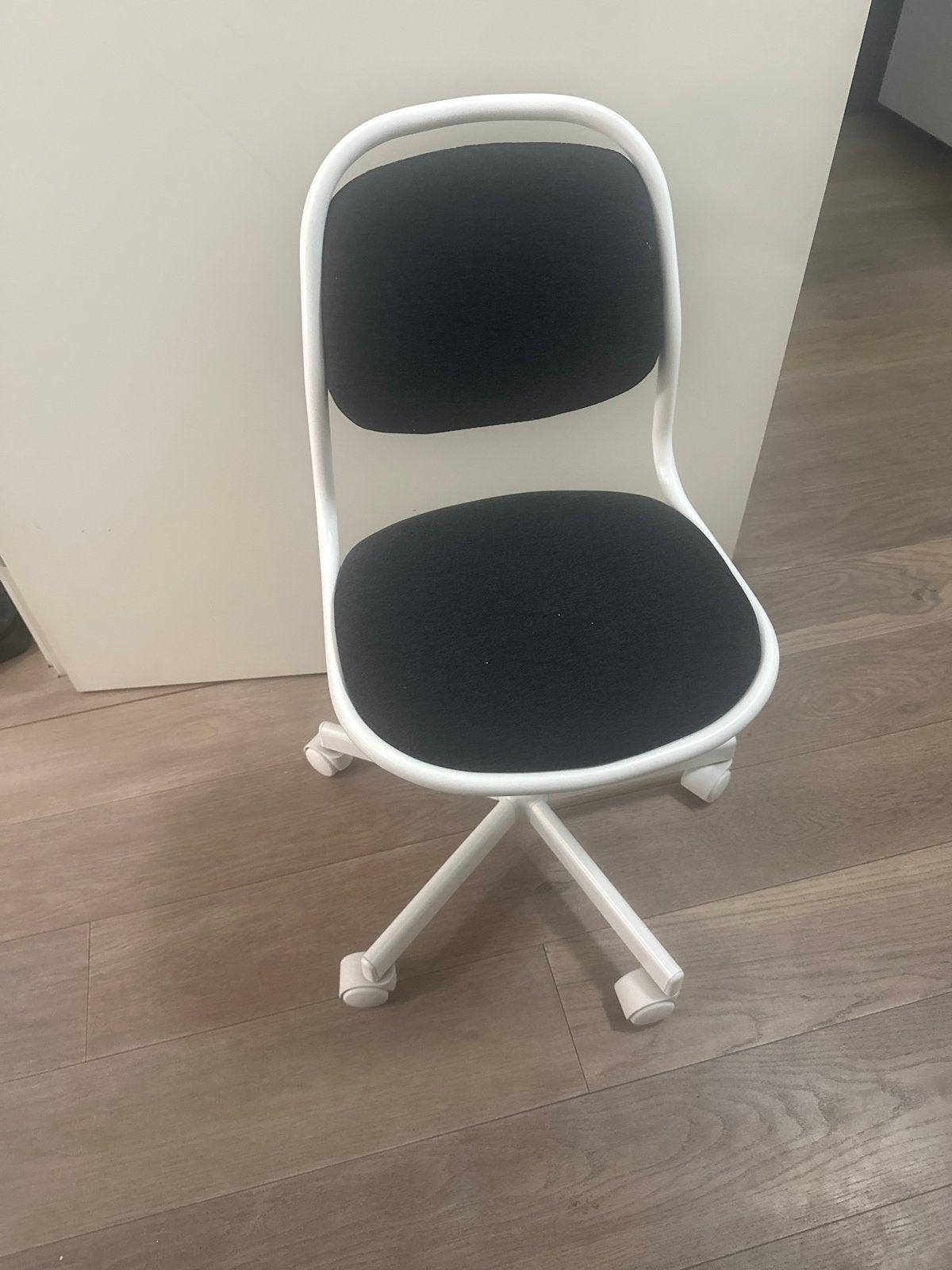 IKEA  Bureaustoel - Zwart/Wit, Ophalen, Gebruikt, Zwart, Bureaustoel