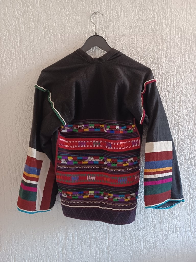Oud hand geborduurd jasje bergvolk Aakha Thailand, Ophalen of Verzenden, Dames