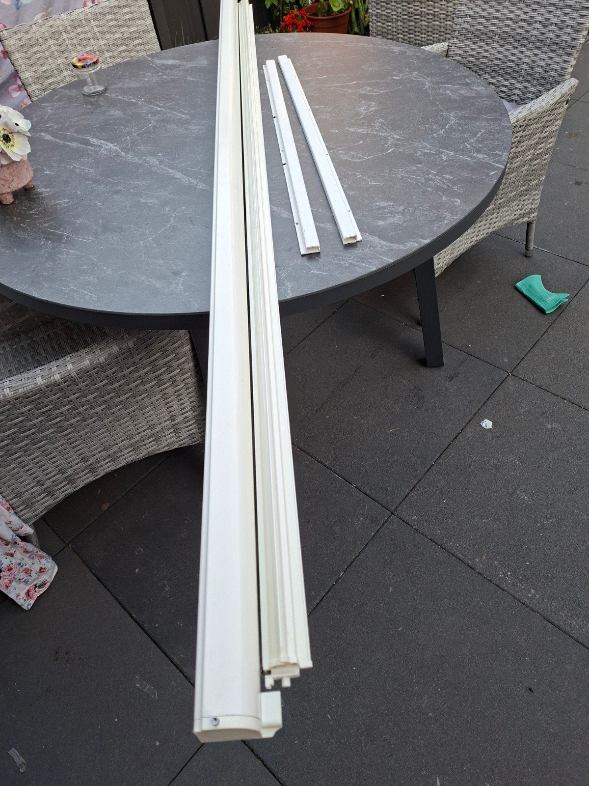 Witte schuifhordeur, 80 tot 100 cm, Hordeur, Ophalen of Verzenden, Zo goed als nieuw