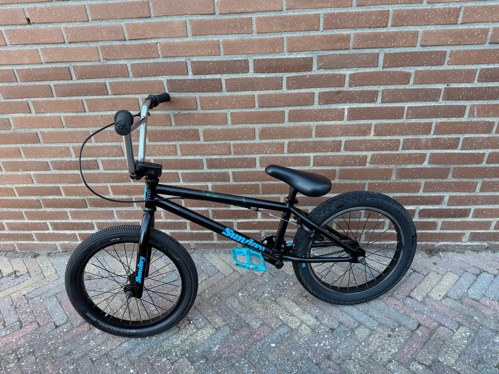 Sunday BMX Fiets 18inch, Ophalen, Staal, Sunday, Voetsteunen