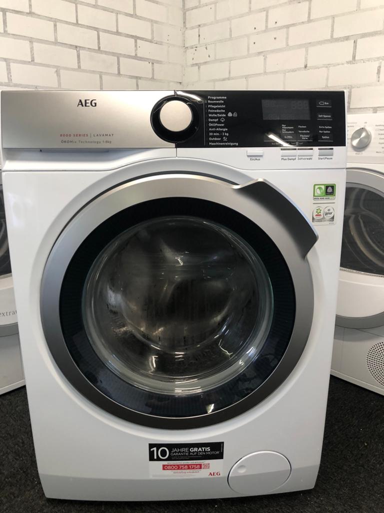 8kg A+++ AEG Lavamat 8000 series MET GARANTIE wasmachine, Witgoed en Apparatuur, Ophalen, Minder dan 85 cm, 8 tot 10 kg, Kort programma