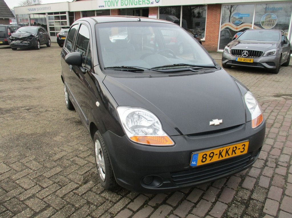Chevrolet Matiz 0.8 Pure (bj 2009), Matiz, Zwart, Bedrijf, Handgeschakeld