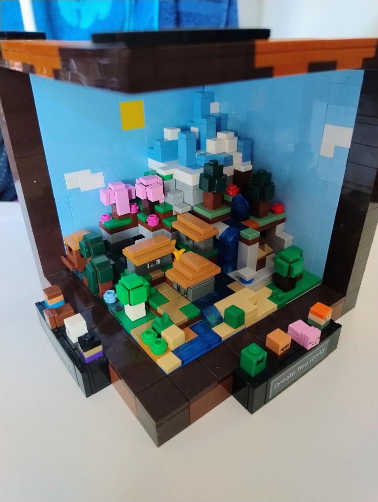 LEGO Minecraft crafting table, Ophalen, Minecraft, Lego, Zo goed als nieuw