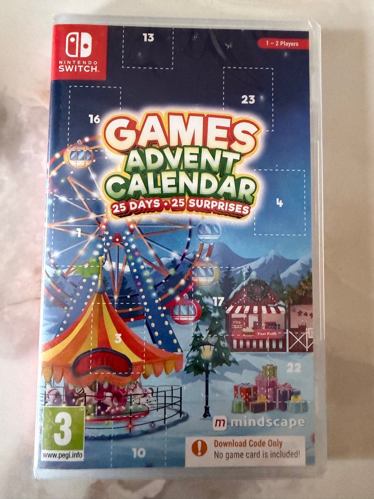 Games Advent Calendar Nintendo Switch (Download Code), Ophalen of Verzenden, Nieuw