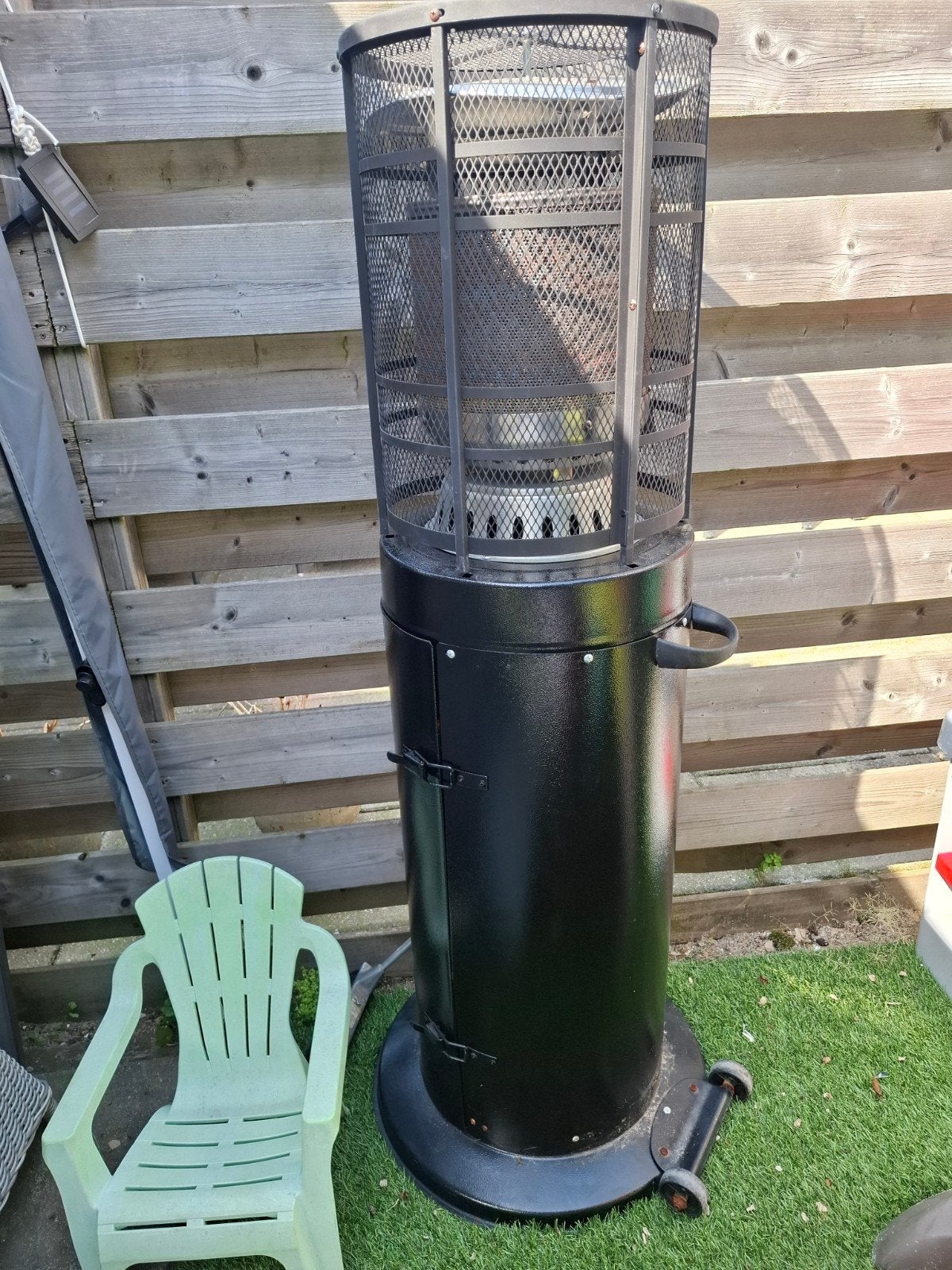 Eurom Gas Terrasverwarmer met Hoes - Zo goed als nieuw, Tuin en Terras, Terrasverwarmers, Ophalen of Verzenden, Zo goed als nieuw