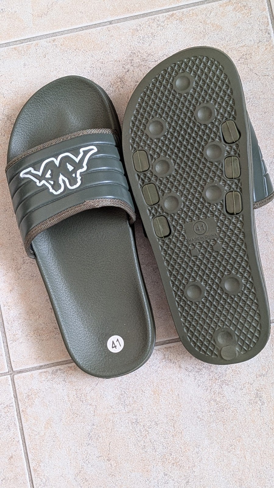 Kappa slippers, nieuw, maat 41, Kleding | Heren, Slippers, Nieuw, Ophalen of Verzenden, Overige kleuren