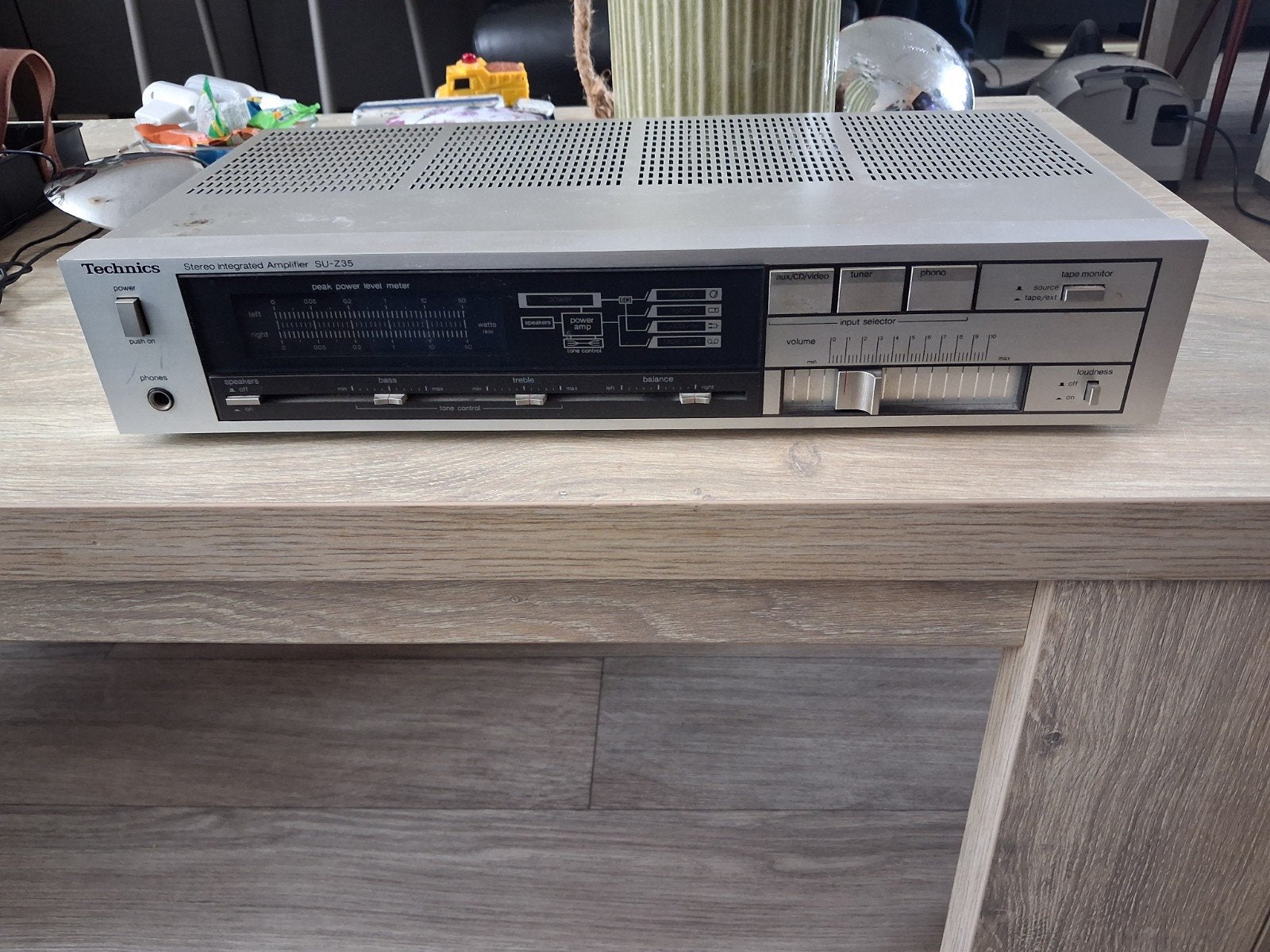 Technics SU-Z35 Stereo Geïntegreerde Versterker, Overige merken, Gebruikt, Ophalen of Verzenden, 60 tot 120 watt
