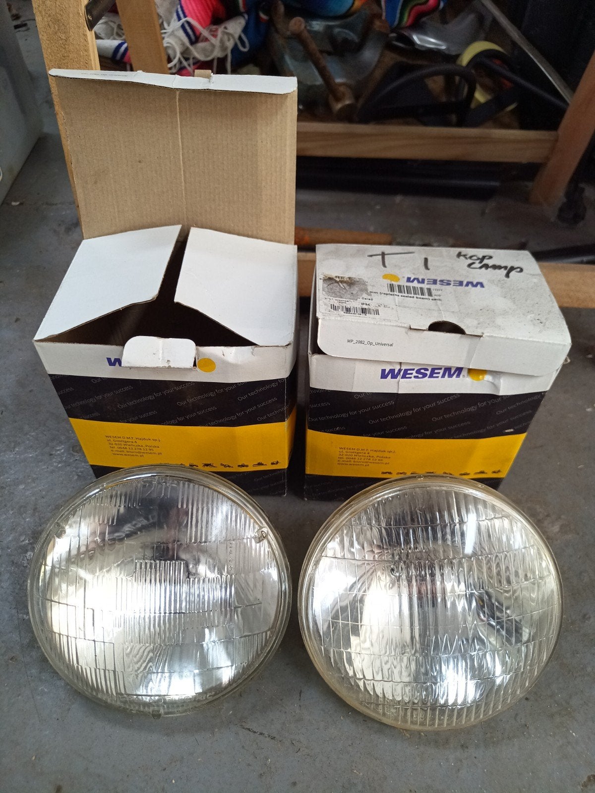 vw T1 koplampen usa + eu, Ophalen of Verzenden, Nieuw, Volkswagen