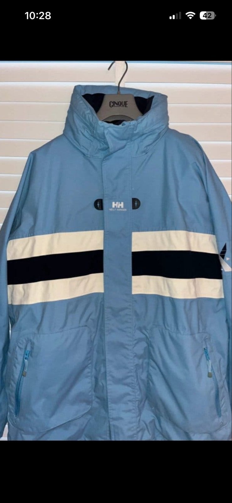 Nieuwe Helly Tech ski-snowboard parka - lichtblauw, Ophalen of Verzenden, Nieuw