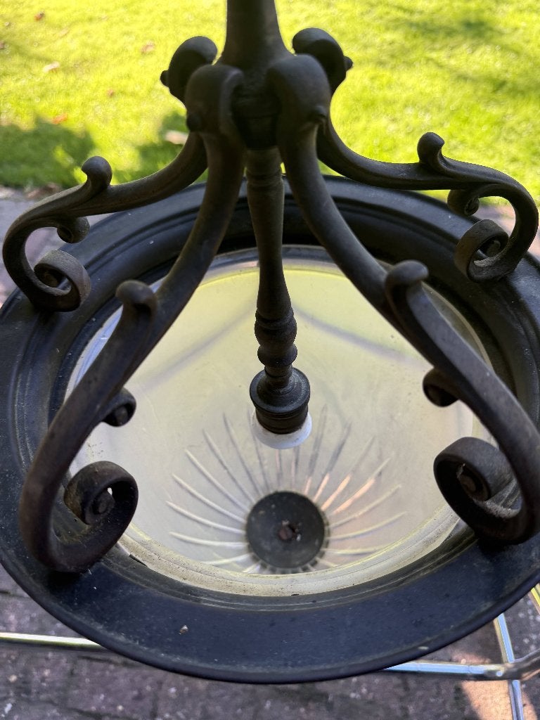 Foto 8 van hal lamp jugenstil / art nouveau (geheel origineel)