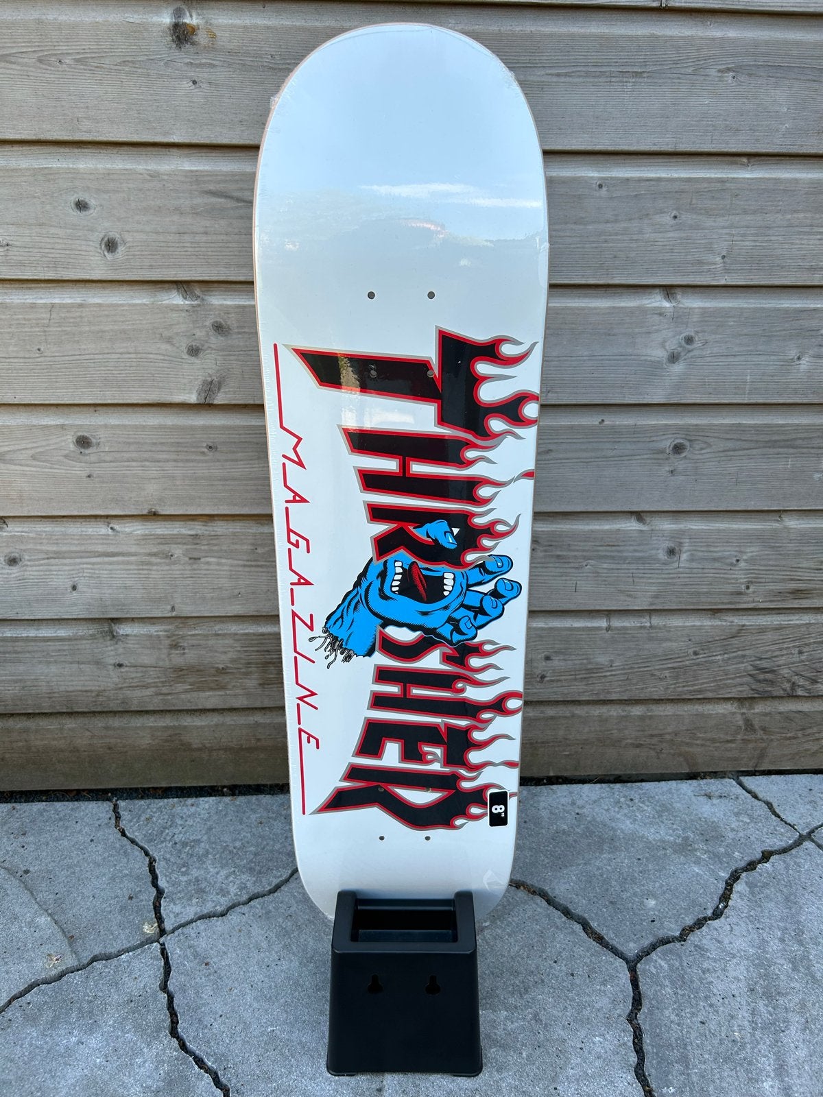Santa Cruz Thrasher Magazine Skateboard 8.0 Nieuw, Toys4life, Nieuw, Ophalen of Verzenden, Skateboard