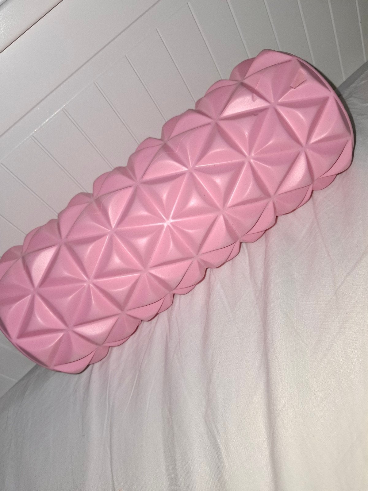 Roze Yogaroller / Fitnessroller (Zijdezacht 3D Reliëf), Ophalen of Verzenden, Nieuw, Overig
