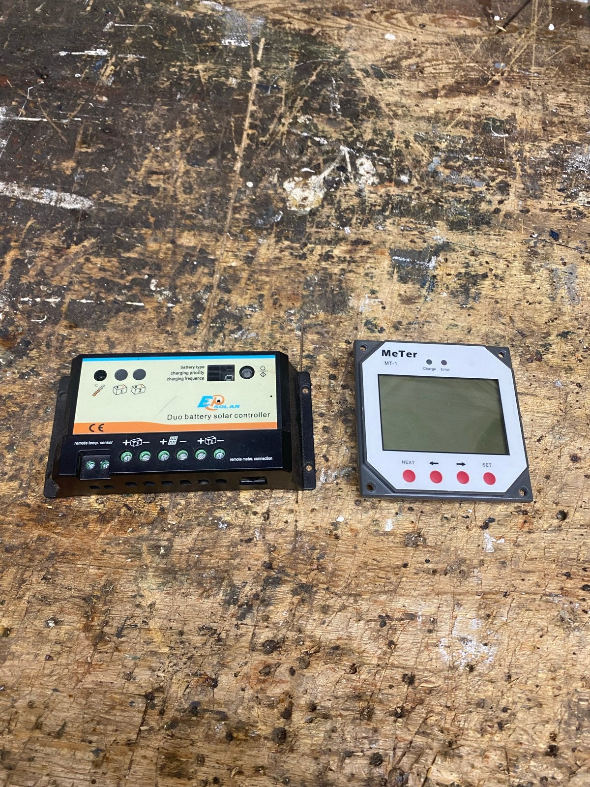 EP Solar Duo batterij zonnecontroller met MT-1 meter, Ophalen of Verzenden, Gebruikt