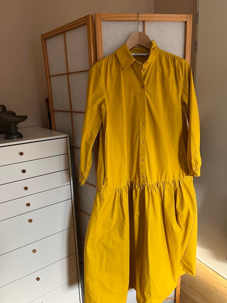 Gele Midijurk Maat S van Zara, Verzenden, Geel, Nieuw, Maat 36 (S)