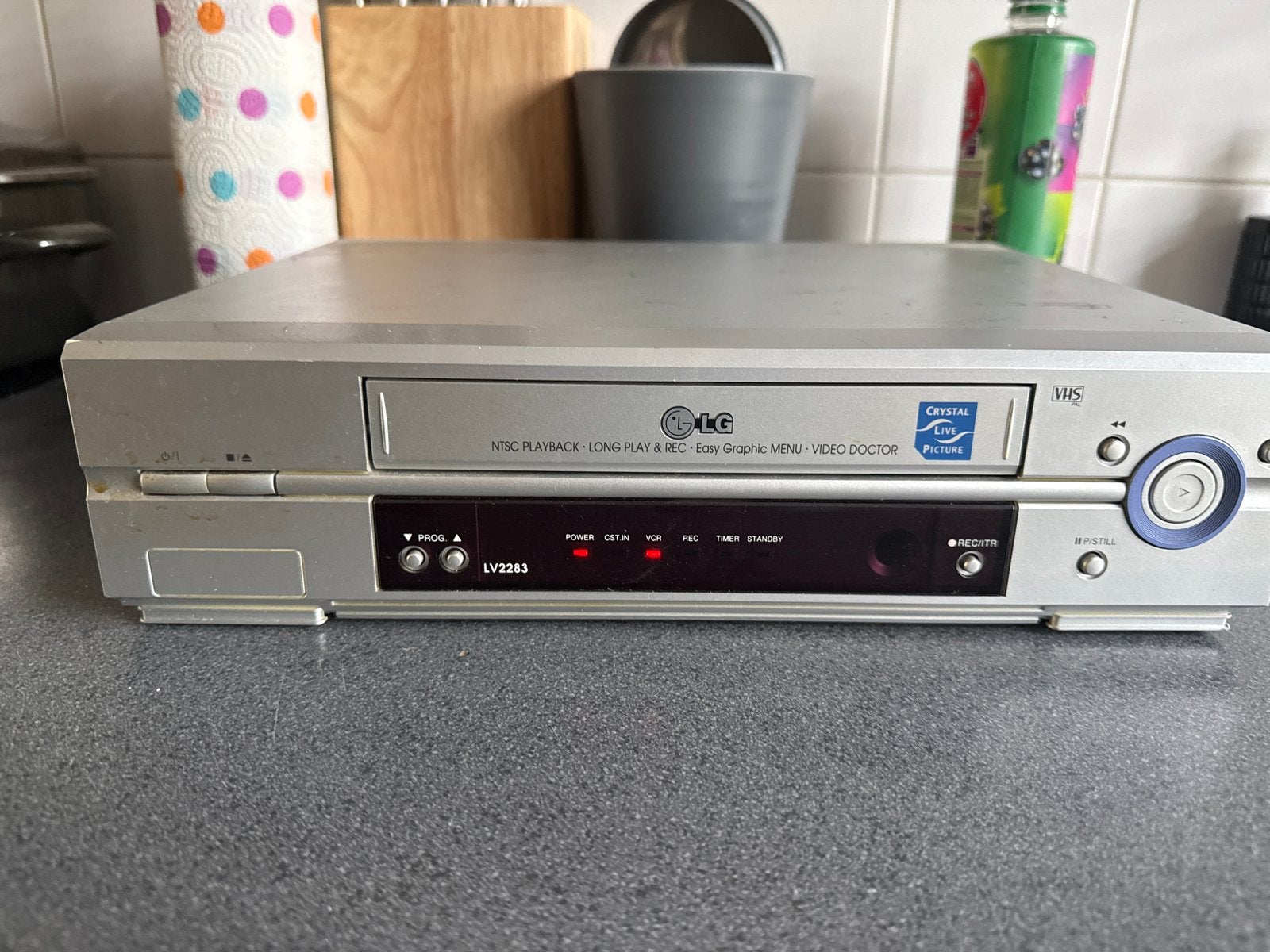 LG LV2283 VHS-speler - NTSC Playback & Video Doctor, Audio, Tv en Foto, Videospelers, Ophalen of Verzenden, Gebruikt, VHS-speler of -recorder