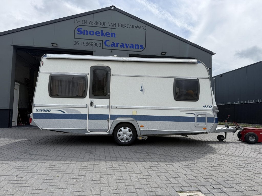 Fendt saphir 470 tfb 2007. fransbed OOK INKOOP CARAVANS, Rondzit, Bedrijf, Overige typen, Schokbreker