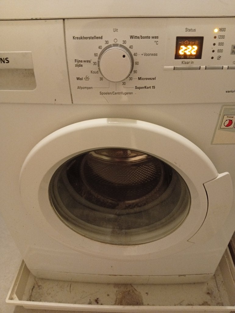 Wasmachine Siemens, Witgoed en Apparatuur, Wasmachines, Gebruikt, Voorlader, 6 tot 8 kg, 85 tot 90 cm, 1200 tot 1600 toeren, Energieklasse A of zuiniger