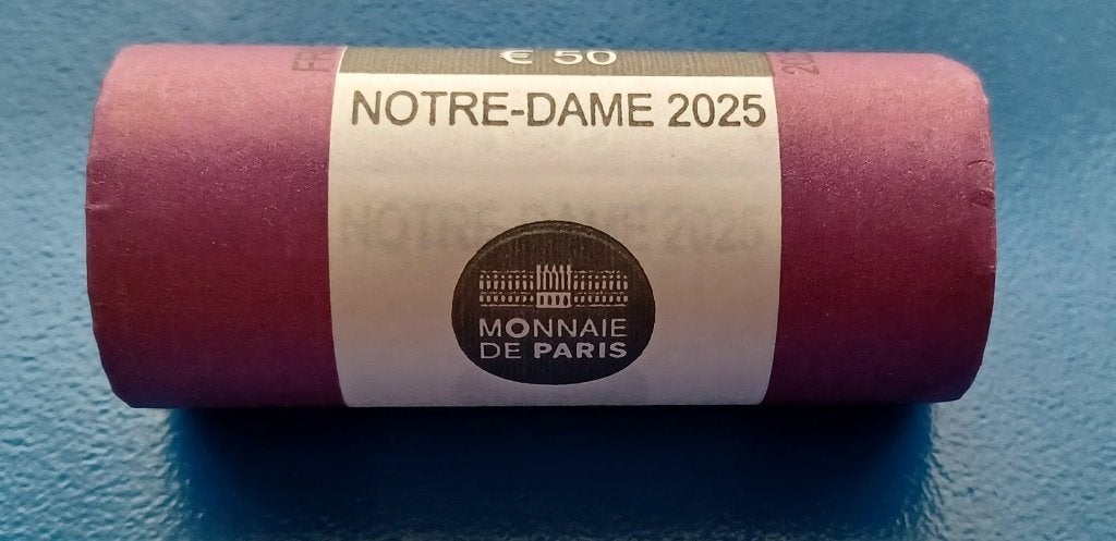 Frankrijk 2 EURO ROL 2025 - Notre Dame, Verzenden, Frankrijk, 2 euro, Setje