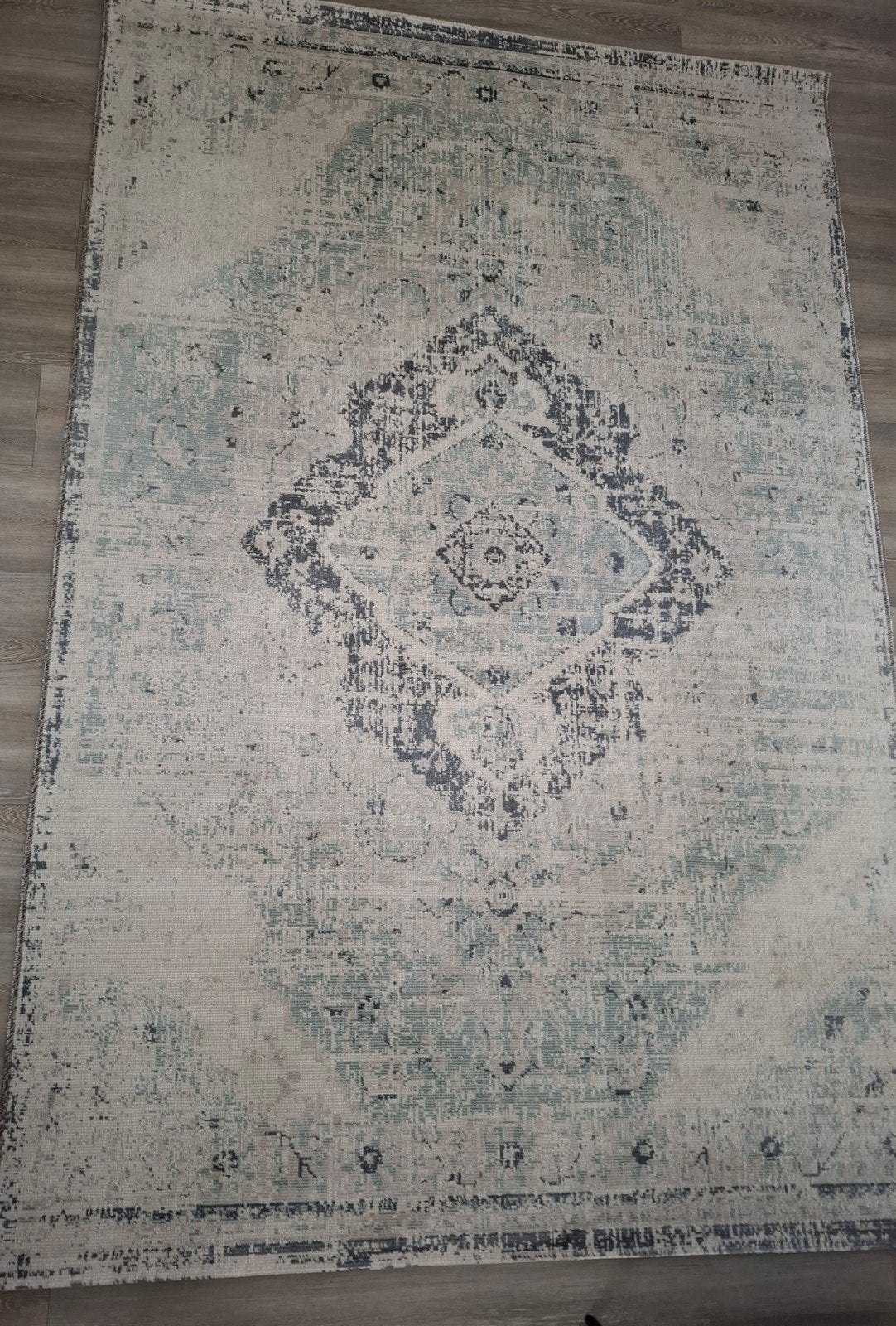 Lifa Living vloerkleed 160x230cm, Ophalen, 150 tot 200 cm, Zilver, Rechthoekig