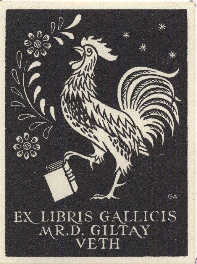 2134 Ex Libris Nederland : Alice Horodisch-Garman, z.j., Antiek en Kunst, Verzenden