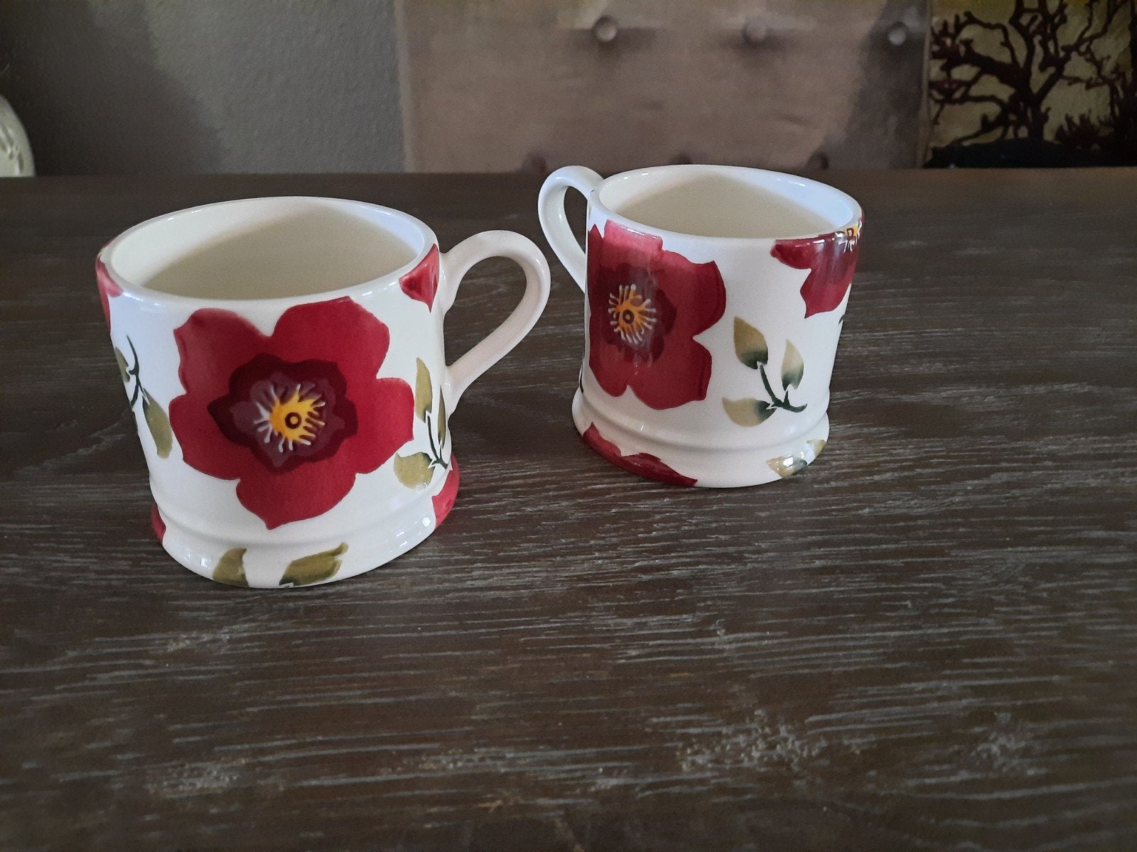 Emma Bridgewater 2 babymugs Christmas Rosr, Nieuw, Ophalen of Verzenden, Overige stijlen, Kop(pen) en/of Schotel(s)