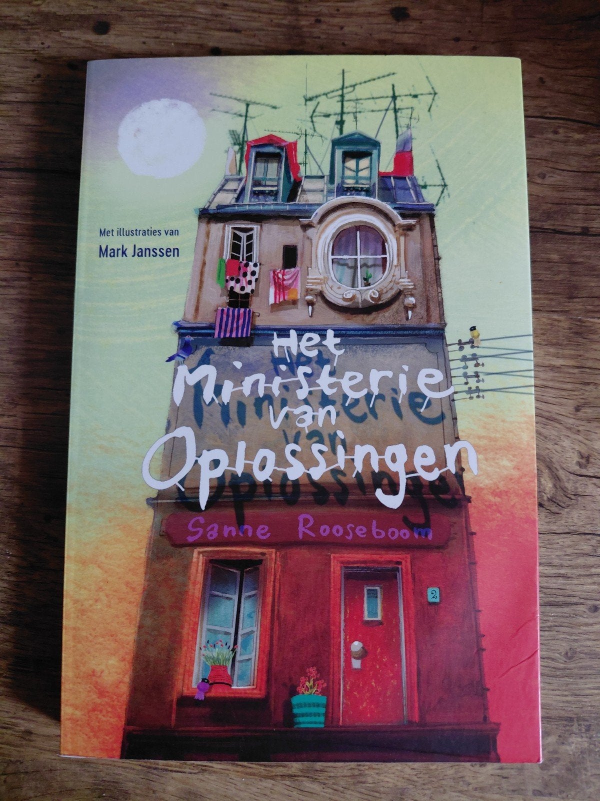 Het Ministerie van Oplossingen - Sanne Rooseboom, Boeken, Ophalen of Verzenden, Zo goed als nieuw, Sanne Rooseboom, Fictie algemeen