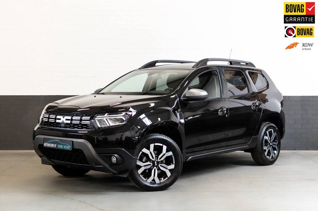 Dacia Duster 1.3 TCe 150 automaat 150 PK, climate, camera ec, Stof, Gebruikt, Zwart, 4 cilinders
