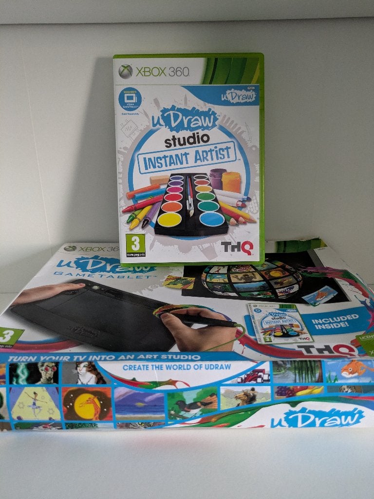 uDraw Studio: Instant Artist Xbox 360 met tablet, Gebruikt, Overige genres, 1 speler, Ophalen of Verzenden