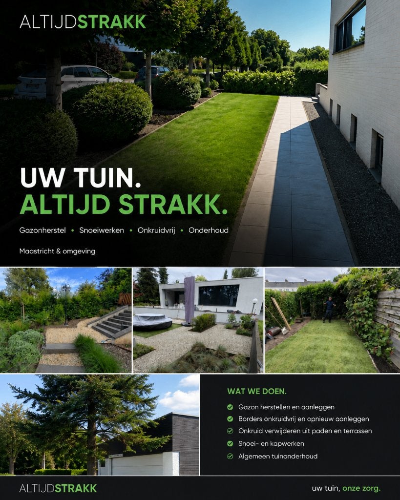 Tuinonderhoud vanaf €65 per maand | ALTIJDSTRAKK, Tuinonderhoud of Snoeiwerk