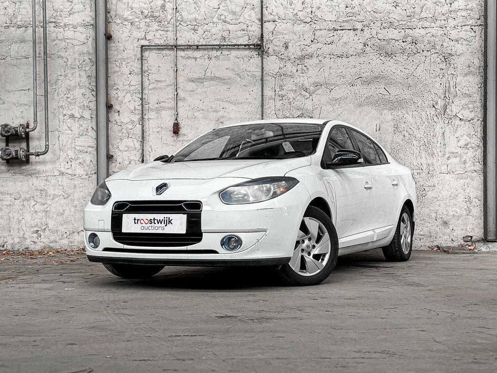 Renault Fluence Z.E. Dynamique (ex Accu) 68pk 2012, 38-TBX-9, Auto's, Renault, Gebruikt, Wit, Origineel Nederlands, Sedan