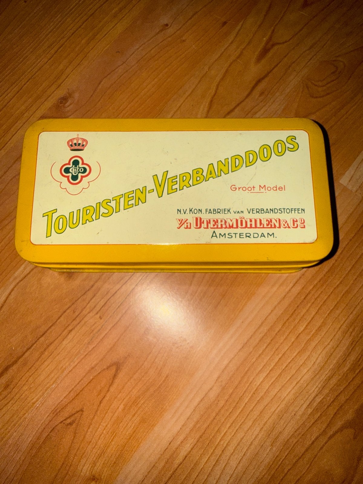 Vintage Utermöhlen Touristen-Verbanddoos Groot Model, Verzenden, Gebruikt