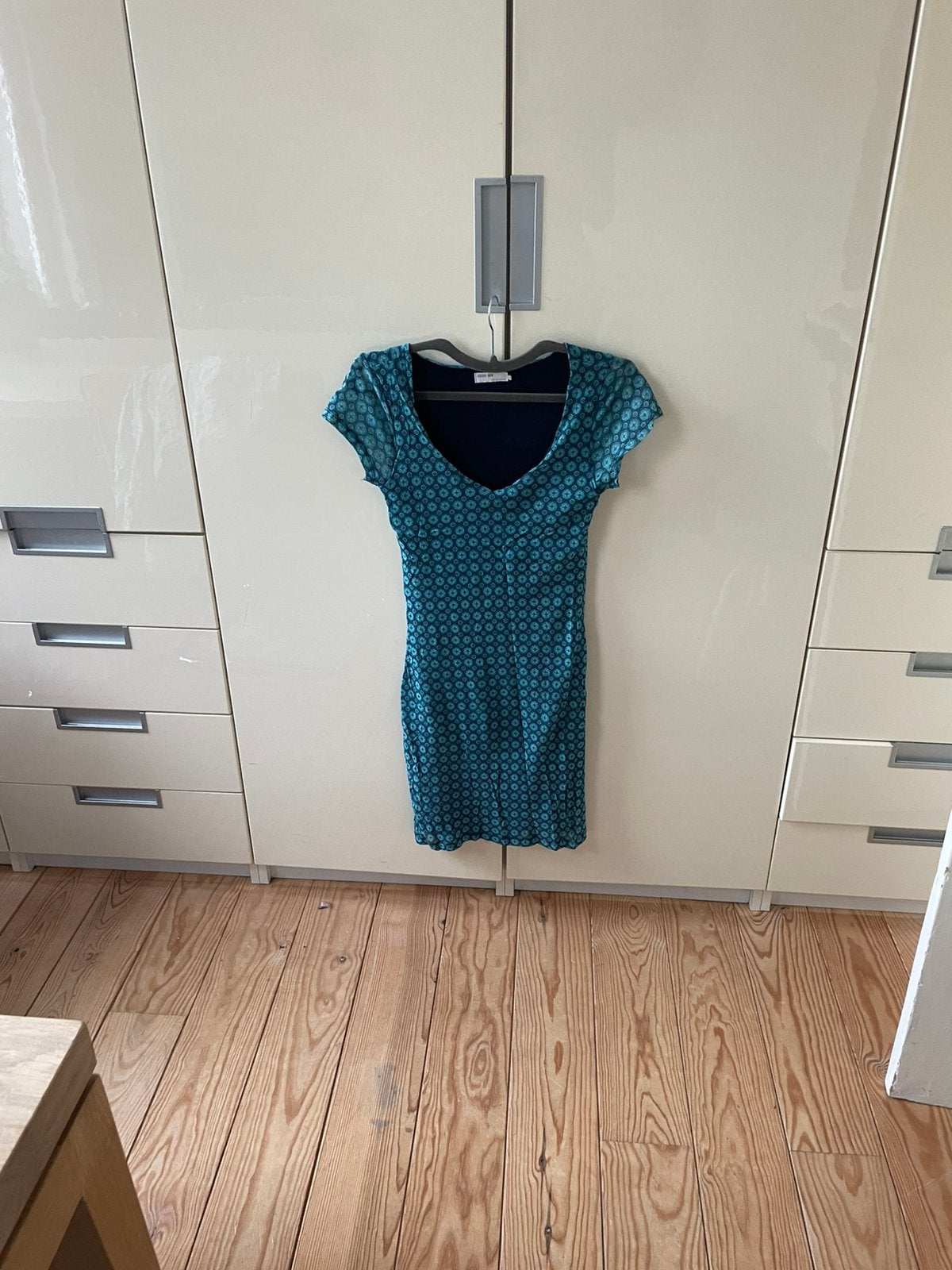 Sissy Boy jurkje S mesh, Ophalen of Verzenden, Zo goed als nieuw, Blauw, Korte mouw