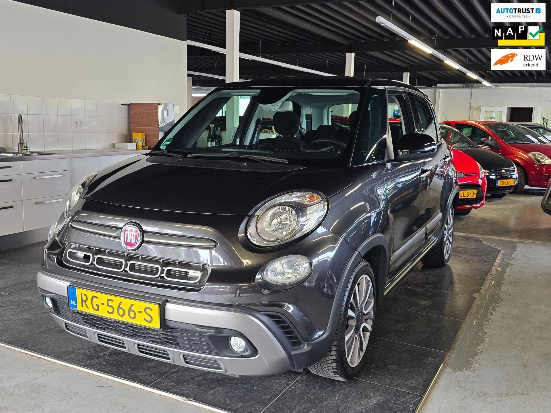 Fiat 500 L 0.9 TwinAir Cross/CARPLAY/AIRCO/CRUISE/N.A.P/, Voorwielaandrijving, Stof, Gebruikt, Bedrijf