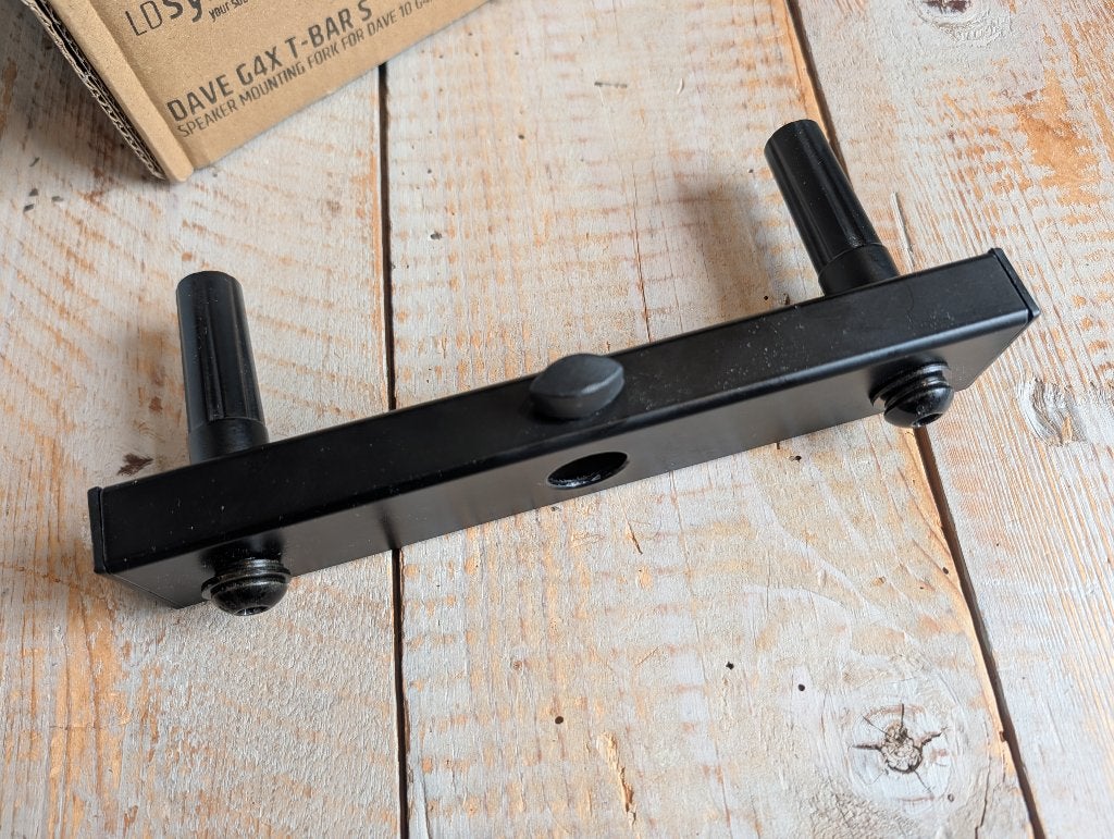 2x LD Systems Dave 10 G4X T-Bar Speaker Mounting Fork, Ophalen of Verzenden, Nieuw, Party speaker, Overige merken