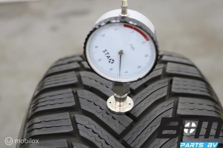 2 x 2055516 91H Michelin Alpin 6 met 5mm 205 55 16, Gebruikt, 16 inch