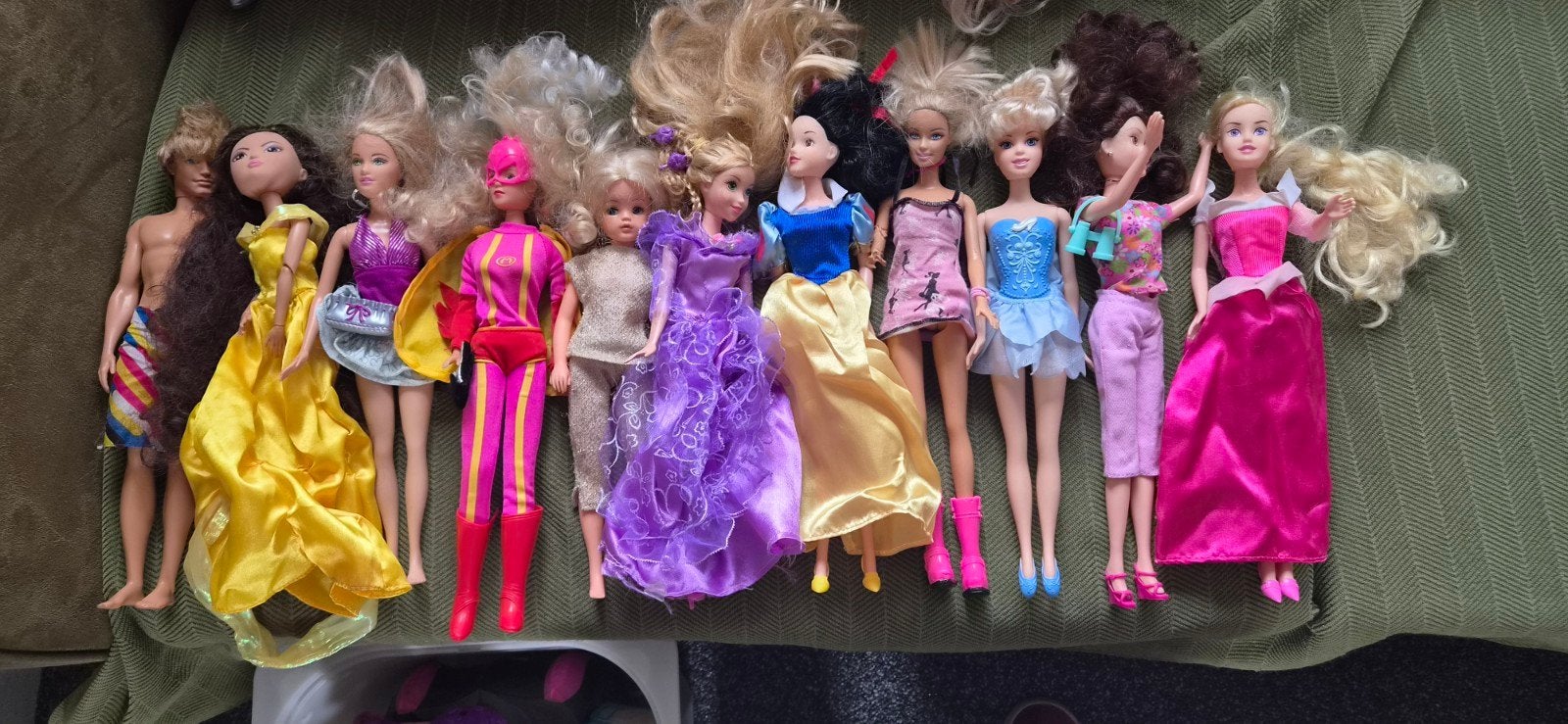 Barbie en Ken poppen met scooter, fiets en accessoires, Kinderen en Baby's, Ophalen of Verzenden, Gebruikt, Barbie