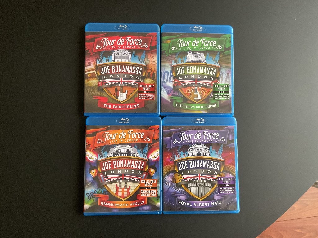 joe bonamassa ~ tour de force ~ blu ray concerts compleet, Concert, Zo goed als nieuw, Blu-ray, Ophalen