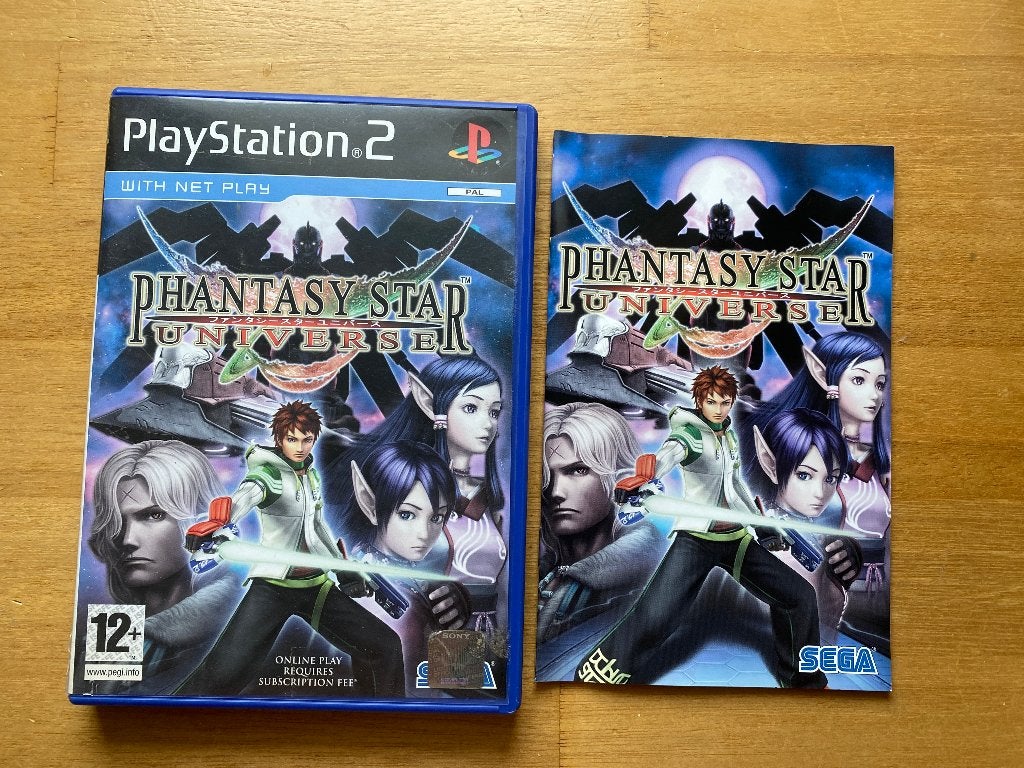 Phantasy star universe ps2, Spelcomputers en Games, 1 speler, Racen en Vliegen, Ophalen of Verzenden, Zo goed als nieuw