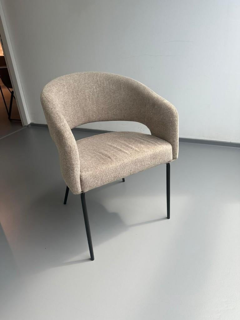 Tenzo Boucle stoel beige 1st, Ophalen, Overige kleuren, Zo goed als nieuw, Eén