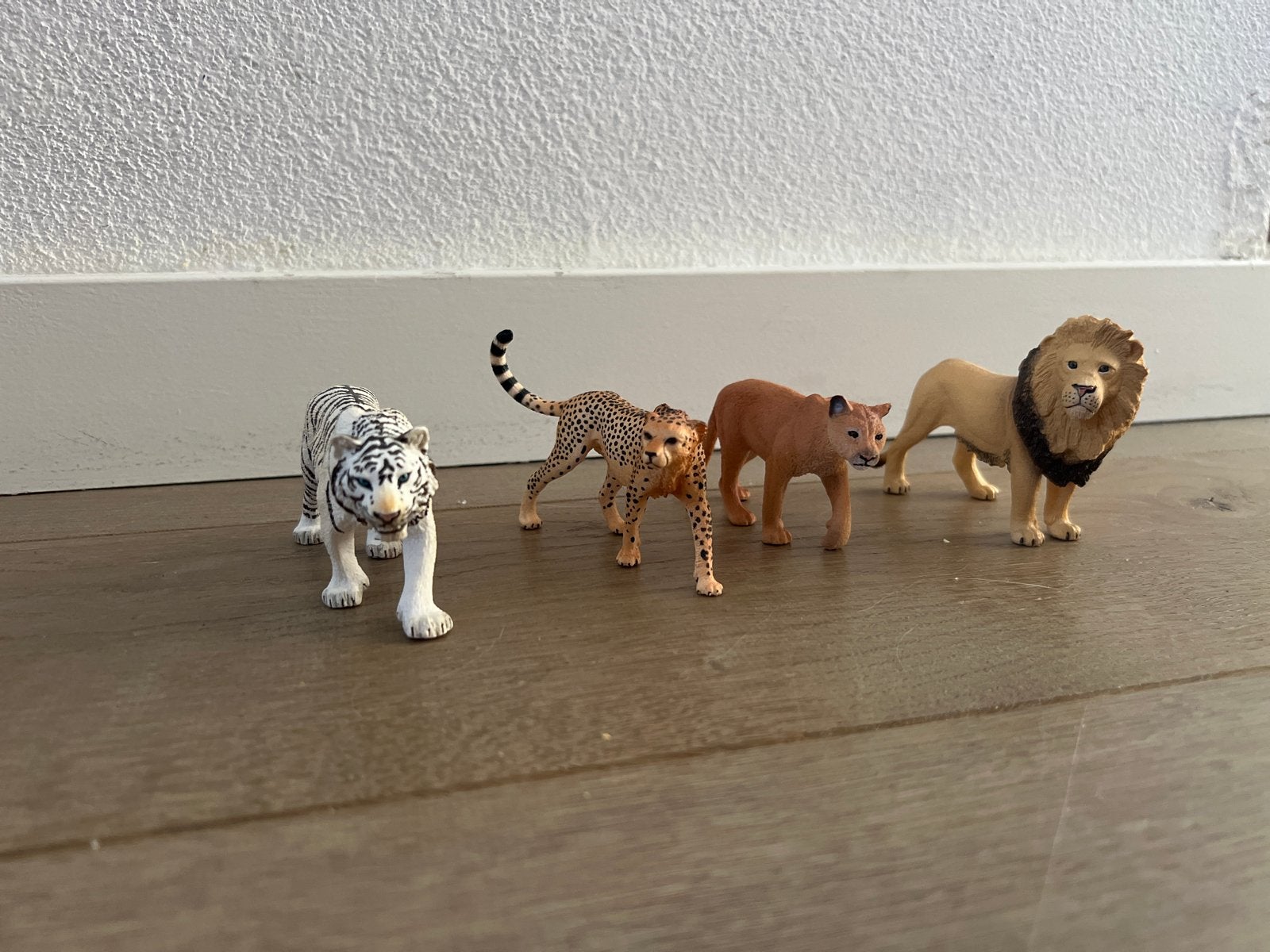 Schleich Wild Life: Tijger, Leeuw, Poema, Cheetah, Ophalen, Zo goed als nieuw, Jongen of Meisje