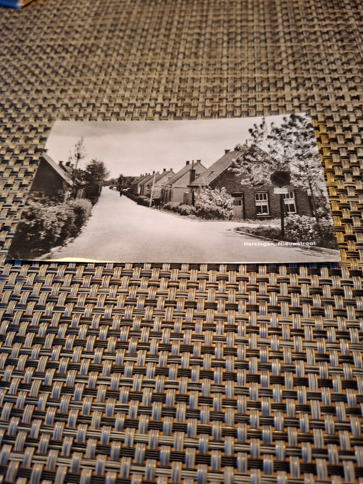Herkingen, Nieuwstraat, Ophalen of Verzenden, 1940 tot 1960, Gelopen, Zuid-Holland