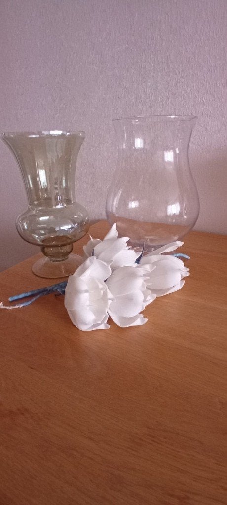 vaas, Ophalen, Gebruikt, Overige kleuren, Glas