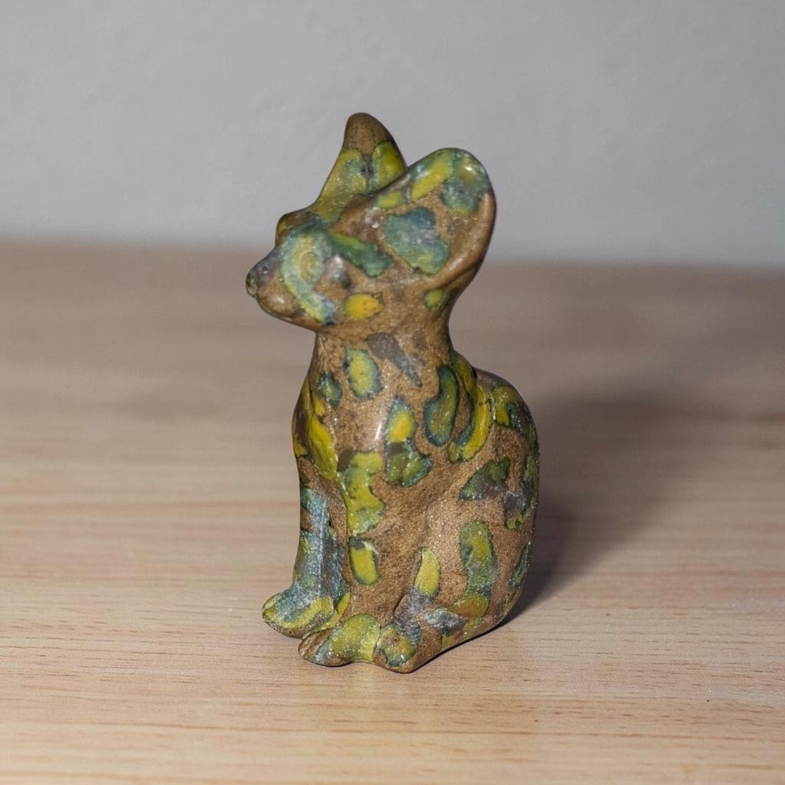 Banana jaspis kat, Verzamelen, Ophalen of Verzenden, Mineraal